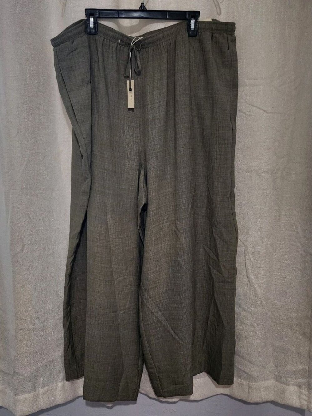 Women's Wide Leg Trousers Green Size 3XL NWT
